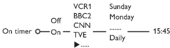 PHILIPS 32PW9521 - On timer - 1