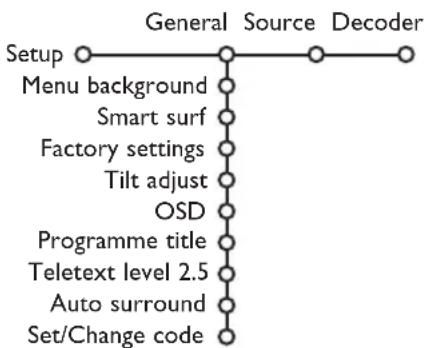 PHILIPS 32PW9521 - TV Setup - 1