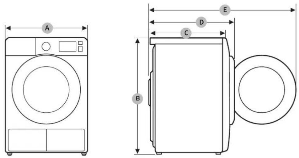SAMSUNG DV80M50103 - Annexe - 1