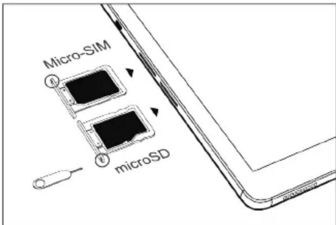HUAWEI MediaPad M2 10 - Insertimento della scheda - 1