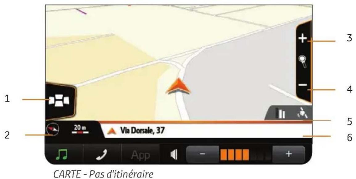 TOYOTA Aygo XNav - ACCÉS À LA PAGE CARTE - 1