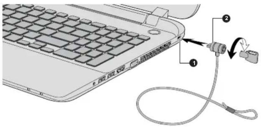 TOSHIBA Satellite C55B - Fixation de l'ordinateur - 1