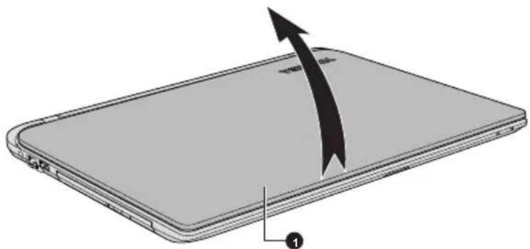 TOSHIBA Satellite C55B - Ouverture de l'écran - 1