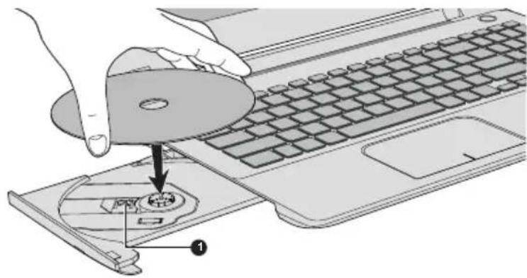 TOSHIBA Satellite C55B - Utilisation des lecteurs de disques optiques - 3