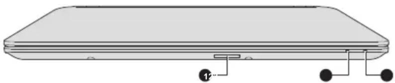 TOSHIBA Satellite C55B - Vue avant (écran fermé) - 1