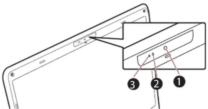 TOSHIBA Satellite C 665D - Caméra Web - 1