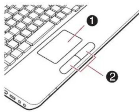 TOSHIBA Satellite C 665D - Utilisation du Touch Pad - 1
