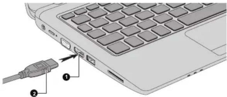 TOSHIBA Radius 11 L15WB - Port HDMI - 2