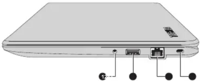 TOSHIBA Radius 11 CL15WB - Vue de droite (CL10-B/L10-B) - 1