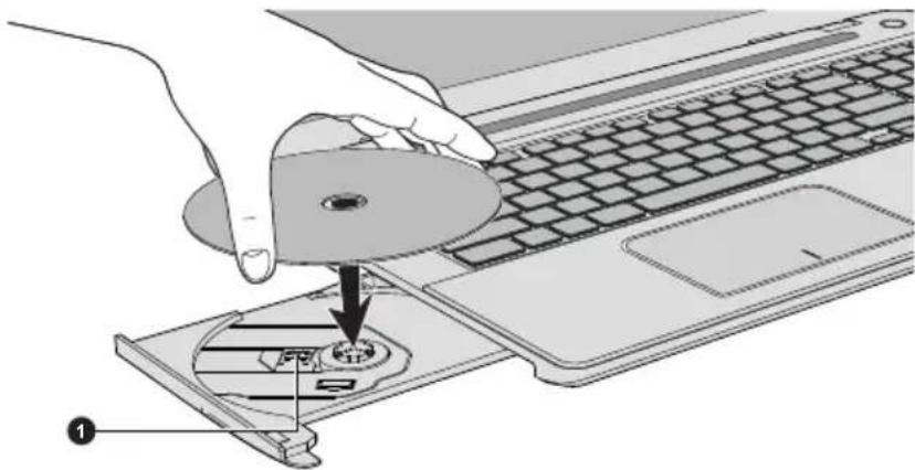TOSHIBA Qosmio X70B - Utilisation du lecteur optique - 3