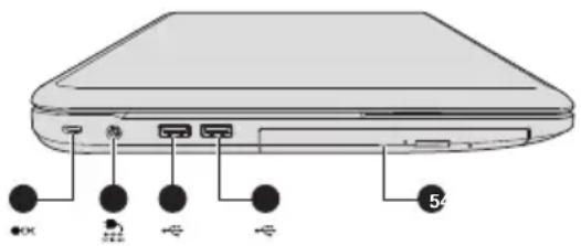 TOSHIBA Qosmio X70B - Vue de gauche - 1