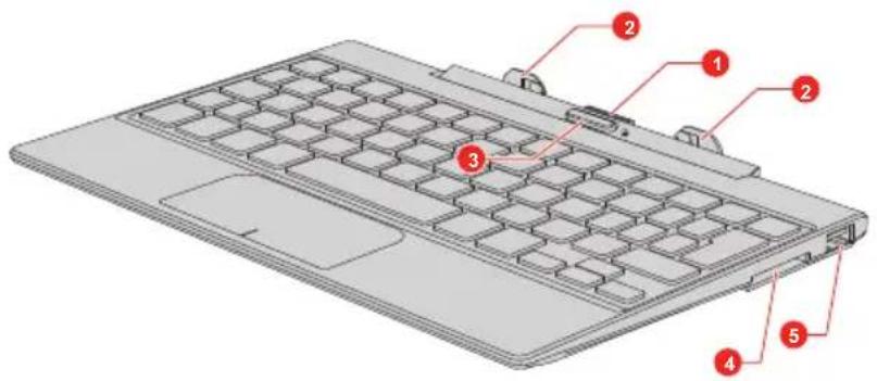 TOSHIBA Satellite Click Mini L9WB - Clavier détachable TOSHIBA - 1