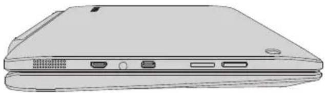 TOSHIBA Satellite Click Mini L9WB - Vue de gauche - 1