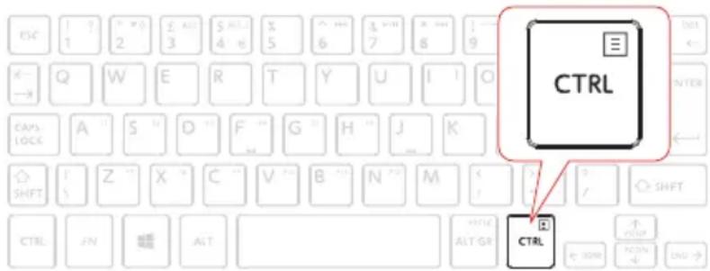 TOSHIBA Satellite Click Mini L9WB - Touche d'application - 1