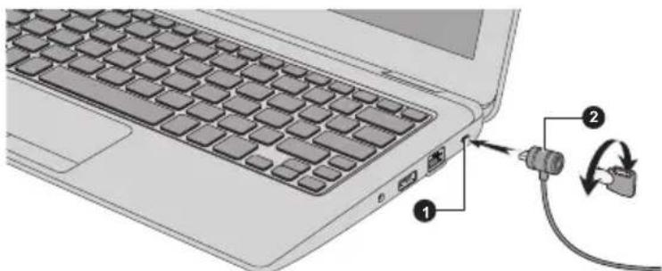 TOSHIBA Satellite L10TB - Fixation de l'ordinateur - 1