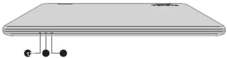 TOSHIBA Satellite L10TB - Vue avant écran fermé (CL10W-B/L10W-B) - 1