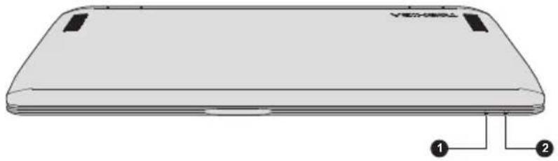 TOSHIBA Satellite Click 2 - Vue avant (écran fermé) - 1