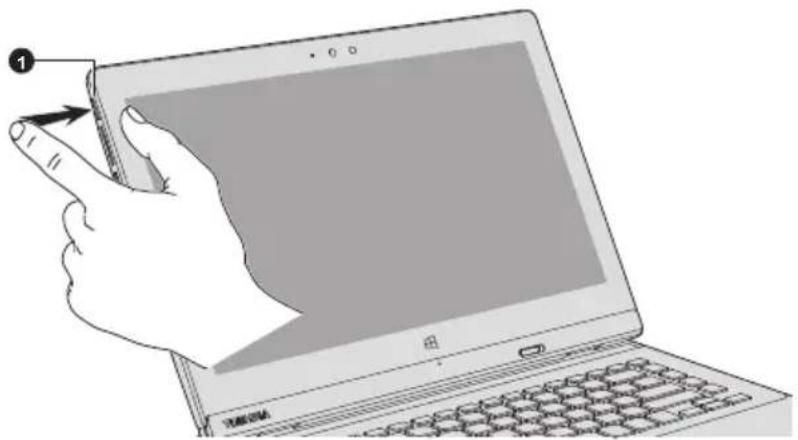 TOSHIBA Satellite Click 2 - Mise sous tension - 2
