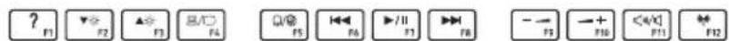 TOSHIBA Satellite Click 2 - Touche de fonctions - 1