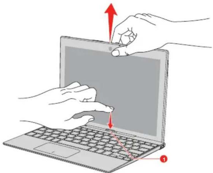 TOSHIBA Satellite Click 10 LX0WC - Connexion/déconnexion du clavier détachable toshiba - 10
