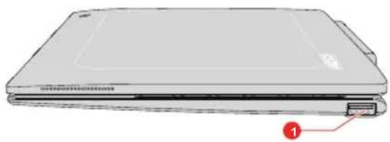 TOSHIBA Satellite Click 10 LX0WC - Vue de droite - 1