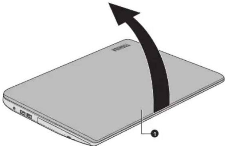 TOSHIBA Satellite C70tA - Ouverture de l'écran - 1