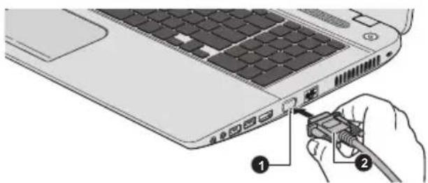 TOSHIBA Satellite C70DtA - Port écran externe (RVB) - 1