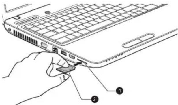 TOSHIBA Satellite C670D - Insertion d'un module mémoire - 1