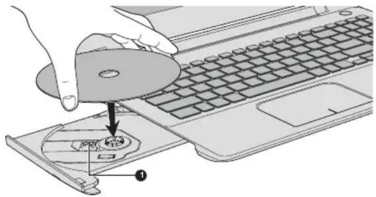 TOSHIBA Satellite C55tB - Utilisation des lecteurs de disques optiques - 3