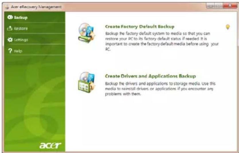 ACER Aspire One Happy 2 - Obnovenie: - 2