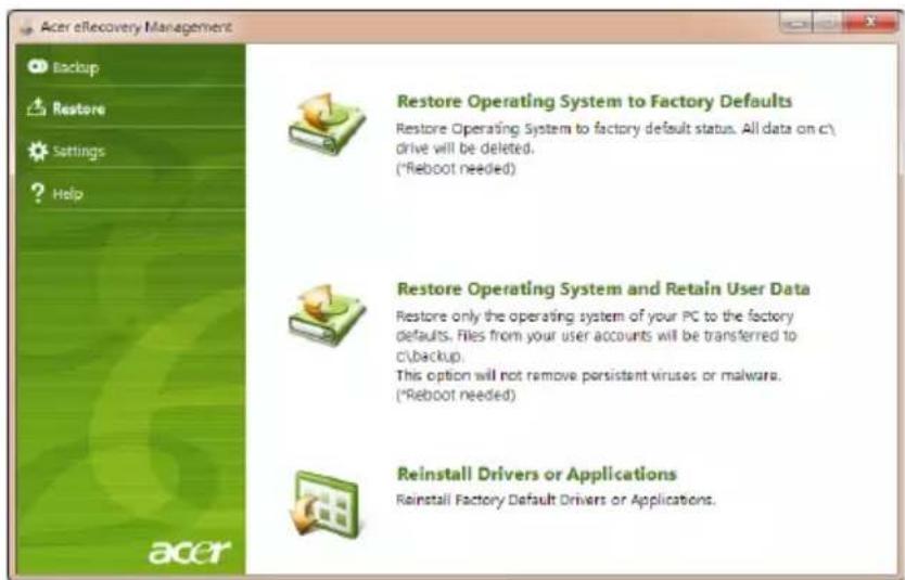 ACER Aspire One Happy 2 - Recovering pre-installed software and drivers - 1
