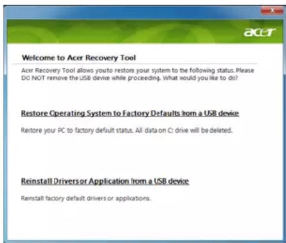 ACER Aspire One Happy 2 - Recuperare software e driver preinstallati - 1