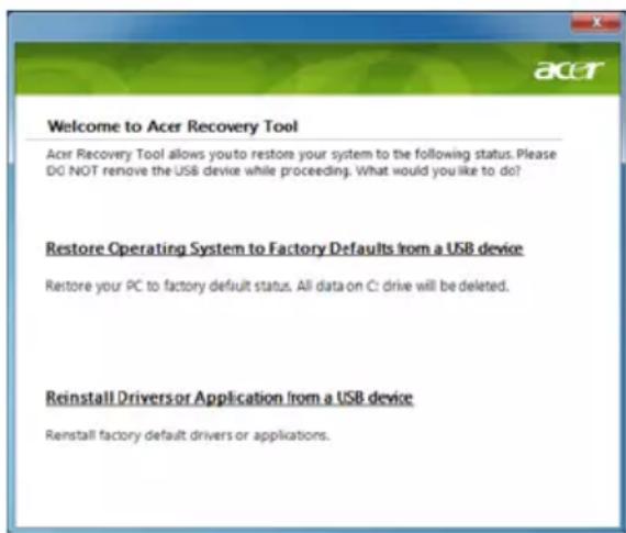 ACER Aspire One Happy 2 - Recuperar software e controladores pré-instalados - 1
