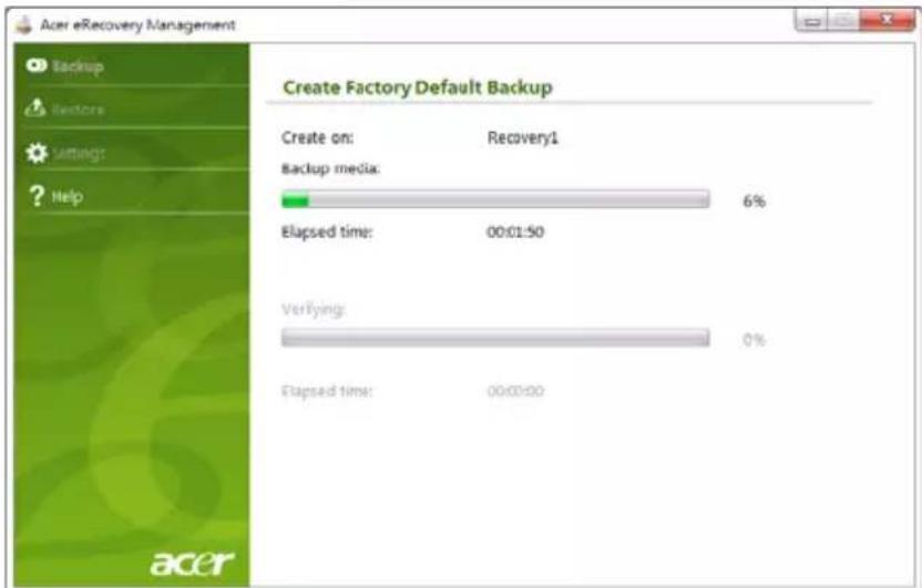 ACER Aspire One Happy 2 - Tworzenie kopii zapasowych przywracania (napęd optyczny) - 4