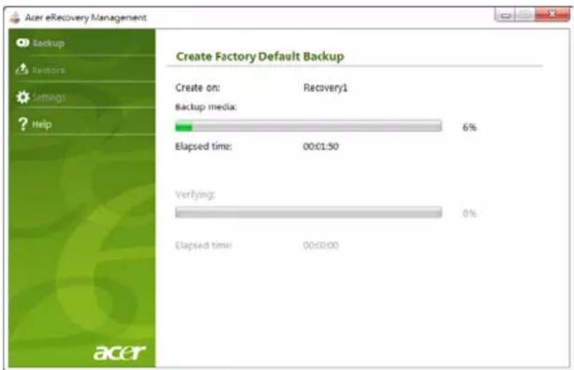 ACER Aspire One Happy 2 - Crear una copia de seguridad de recuperación (Unidad óptica) - 4
