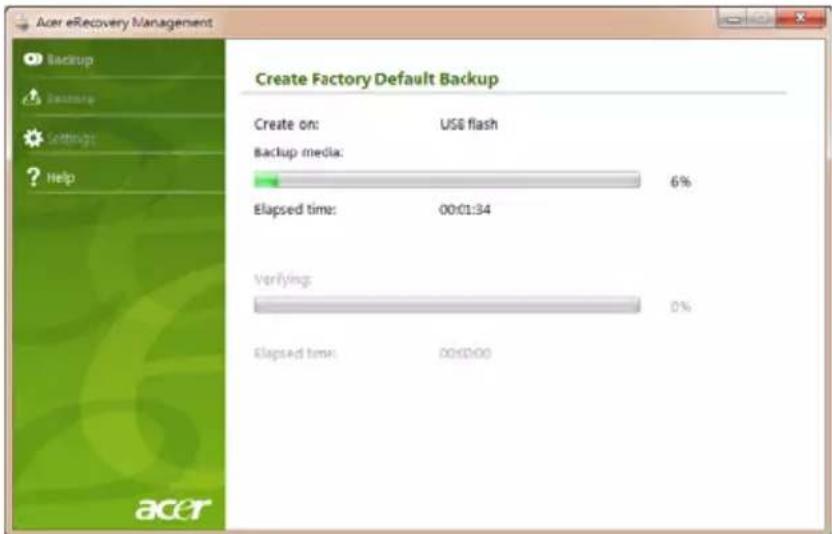 ACER Aspire One Happy 2 - Tworzenie kopii zapasowych przywracania (Napęd USB flash) - 5