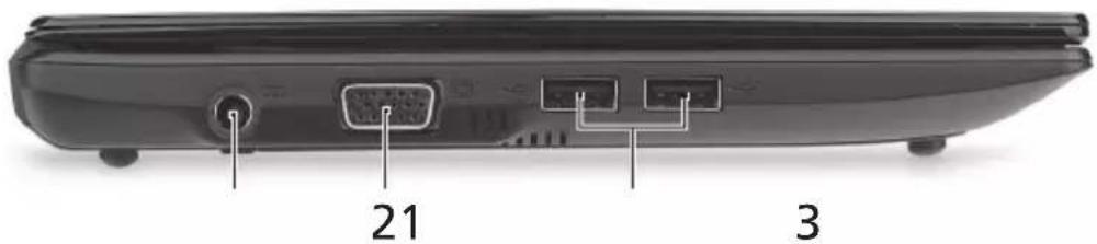 ACER Aspire One AOD260 - 왼쪽 모습 - 1