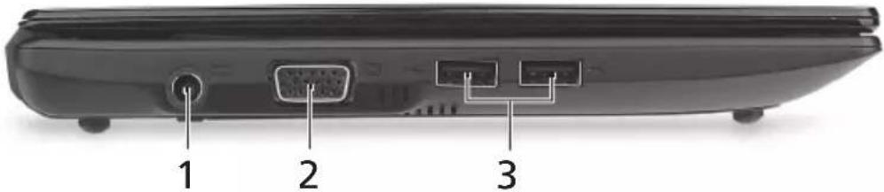 ACER Aspire One AOD260 - Vista da sinistra - 1