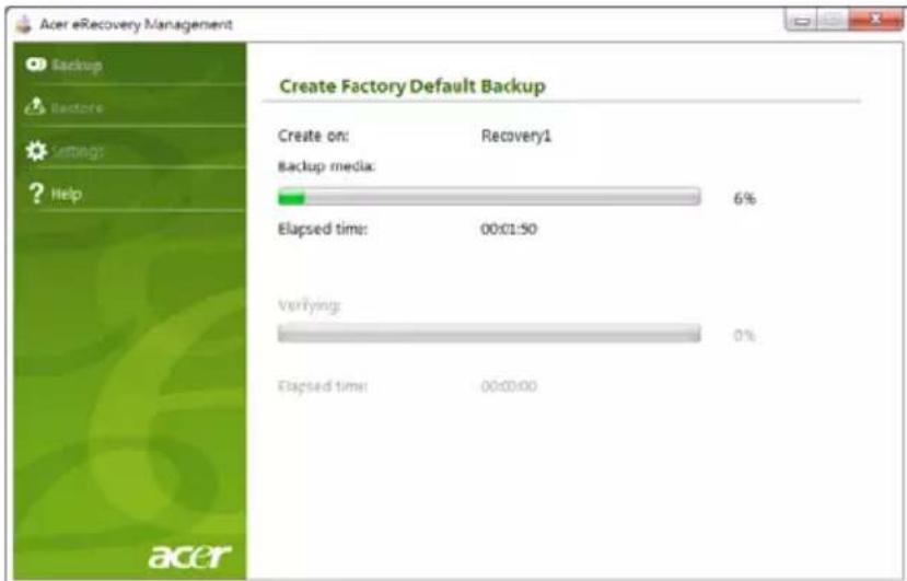 ACER Aspire One AOD257 - Een herstelback-up make (optisch station) - 5