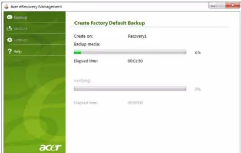 ACER Aspire One AOD257 - Vytvorenie zálohy pre opravu (optická Jednotka) - 1