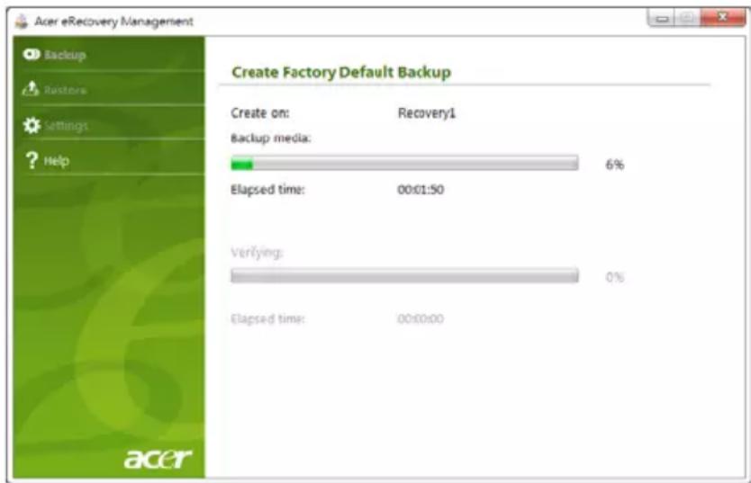 ACER Aspire One AOD257 - C03dahne pe3epBHOJ KOHnДЯ BOCCTaHOBJIeHnI (PpNBOJ ONTNUeCKNX DnCKOB) - 5
