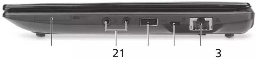 ACER Aspire One AO521 - Pohl'ad sprava - 1