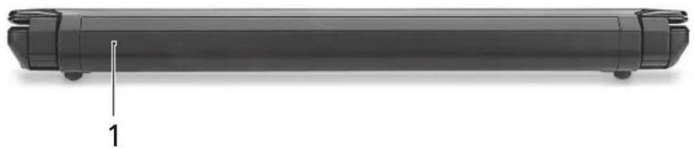 ACER Aspire One AO521 - 後視圖 - 1