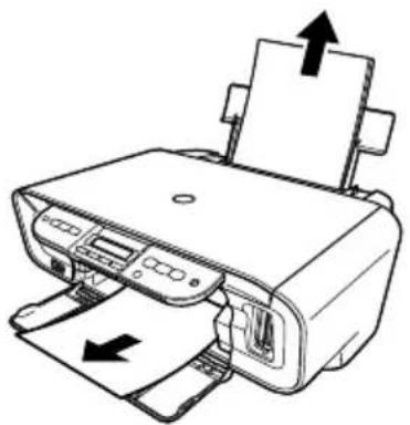 CANON Pixma MP170 - Usuwanie zaciętego papieru z wnętrza urządzenia - 1