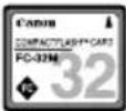 CANON Pixma MP170 - ▶ Kompatibilní pamět'ové karty - 1