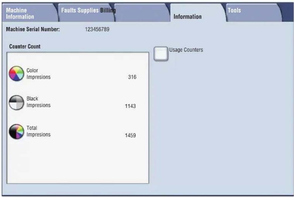 XEROX WorkCentre 7435 - Billing Meters - 2