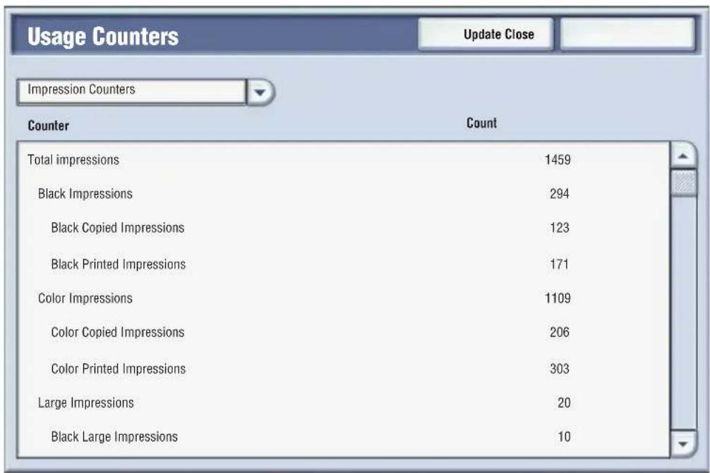 XEROX WorkCentre 7435 - Billing Meters - 3