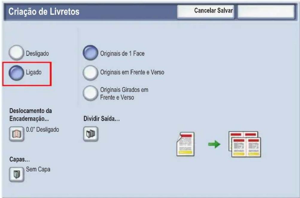 XEROX WorkCentre 7435 - Toque em Ligado. - 1