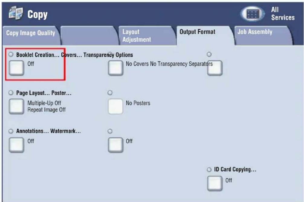 XEROX WorkCentre 7425 - Booklet Creation - 1