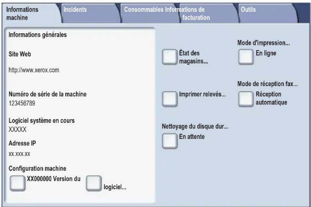XEROX WorkCentre 7425 - Compteurs de facturation - 1